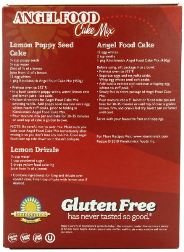 Gluten Free Angel Food Cake Mix (15.9oz, Pack of 3)