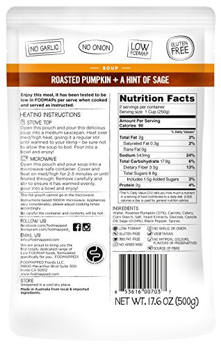 Roasted Pumpkin Soup - Low FODMAP