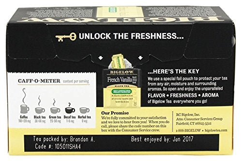 Decaf French Vanilla Tea Bags (20 ct)