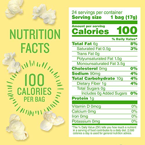 Gluten Free Sea-Salt Popcorn (24 pack)