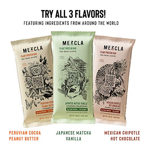 Gluten-Free Vegan Plant Protein Bars - Japanese Matcha Vanilla (8 Pack)