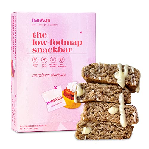 Low FODMAP Strawberry Shortcake Snack Bars (8 Pack)