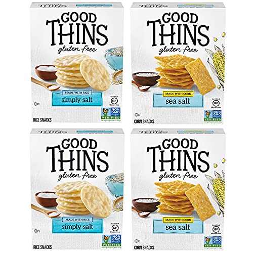 Gluten-Free Rice & Corn Crackers Variety Pack (4 Boxes)