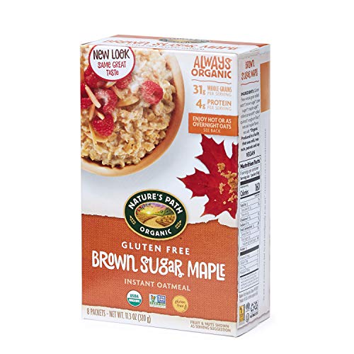 Brown Sugar Maple Instant Oatmeal, (6 Boxes, 48 Packets)