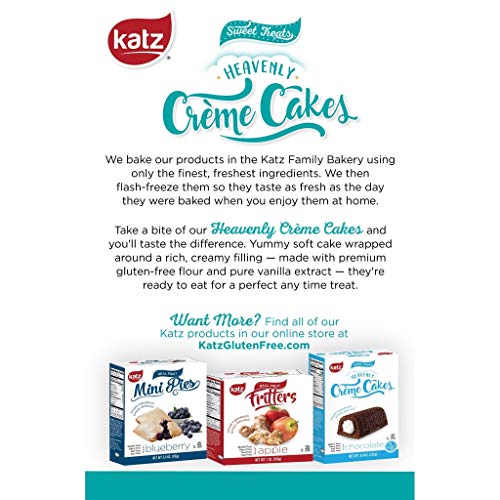 Gluten Free Vanilla Crème Cakes (Pack of 6, 8.8oz)