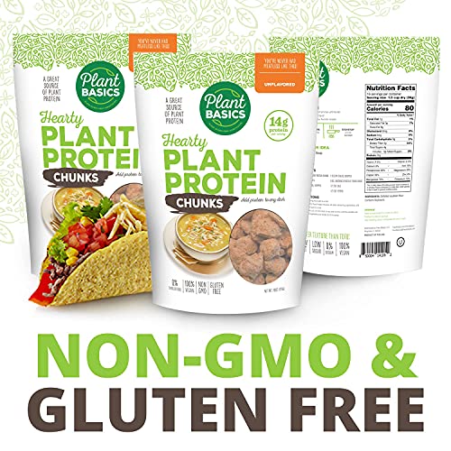 Unflavored Plant Protein Chunks (1 lb)