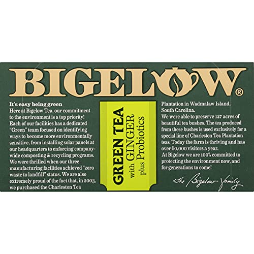 Green Tea with Ginger and Probiotics (18 ct; Pack of 6)