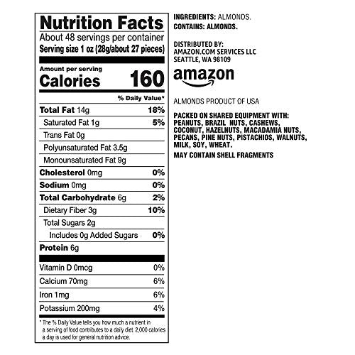Happy Belly Whole Raw Almonds (48oz.)