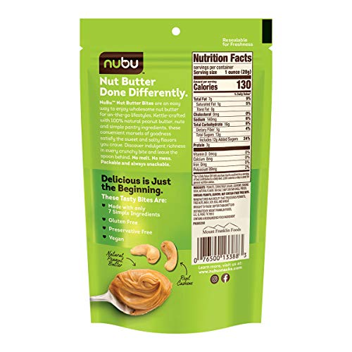 Nut Butter Bites with Cashews (Pack of 6)