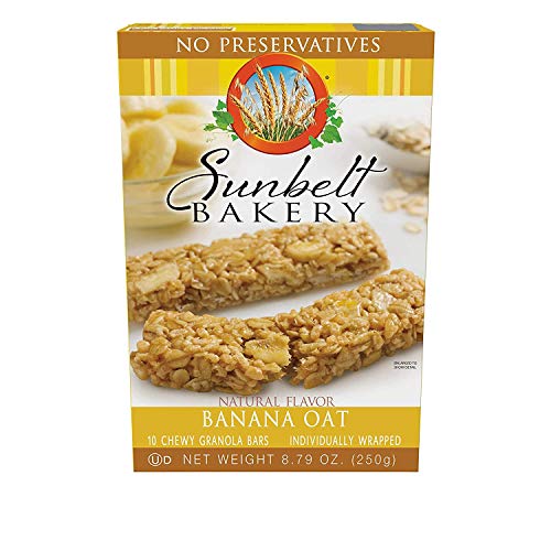 Banana Oat Chewy Granola Bars (5 Boxes; 50 Bars)