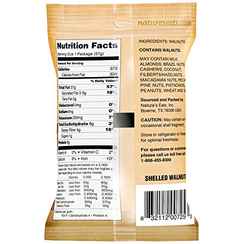 Natural Walnuts (2oz, Pack of 12)