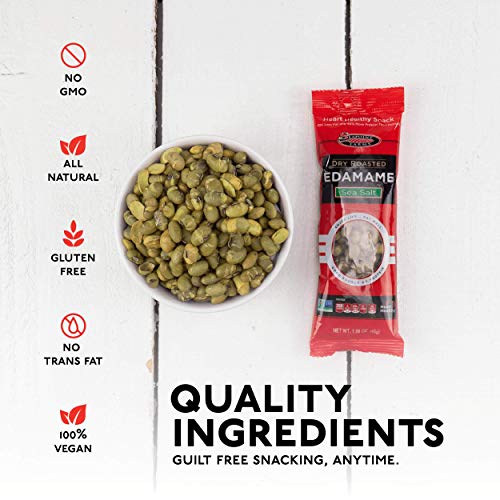 Sea Salt Dry Roasted Edamame (1.58 oz, 12-Pack)