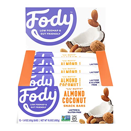 Low FODMAP Certified Almond and Coconut Bars (12 Count)