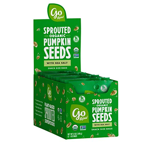 Organic Pumpkin Seeds with Sea Salt (1 oz, 12 Pack)