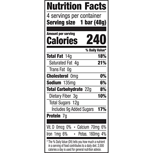 Almond Butter & Blueberry Bars- Pack of 6 (1.7oz)