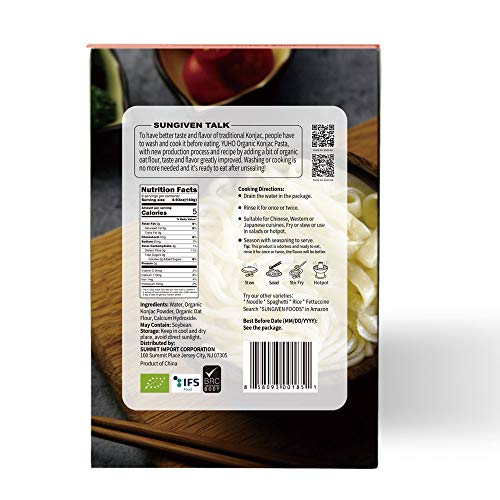 Organic Shirataki Konjac Variety Pasta (8 Pack)