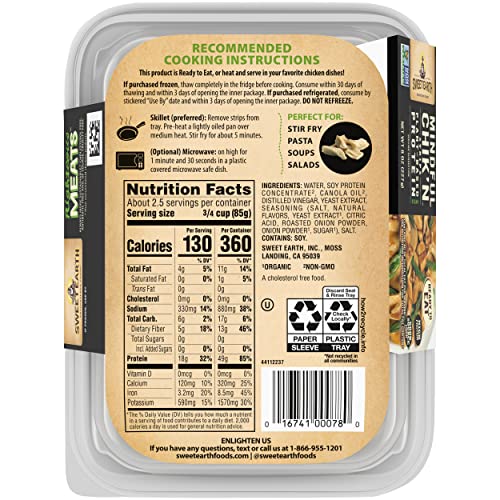 Plant Based Mindful Chik N Strips (8 oz)
