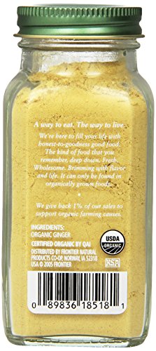 Organic Ground Ginger Root (1.64 oz)