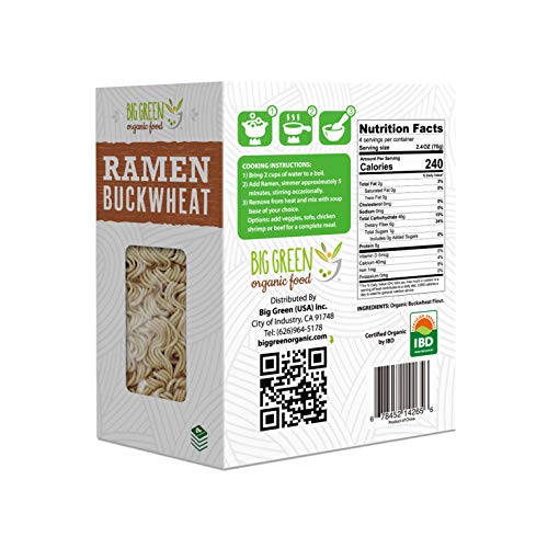 Organic Buckwheat Ramen (1 Pack, 9.8 oz)