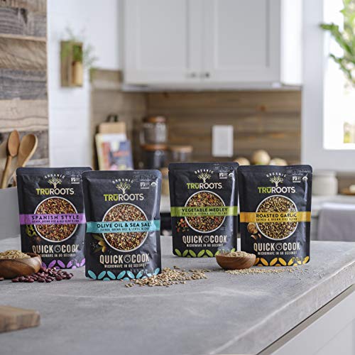 Organic Quick Cook Olive Oil and Sea Salt Quinoa, Brown Rice and Lentil Blend (8.5 Ounces; Pack of 8)