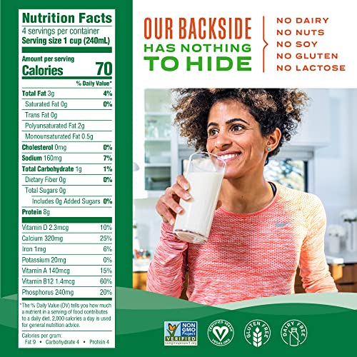 Unsweetened Flax Milk (32 oz, Pack of 6)