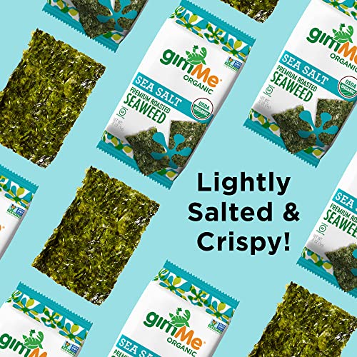 Organic Roasted Seaweed with Sea Salt (6 count)