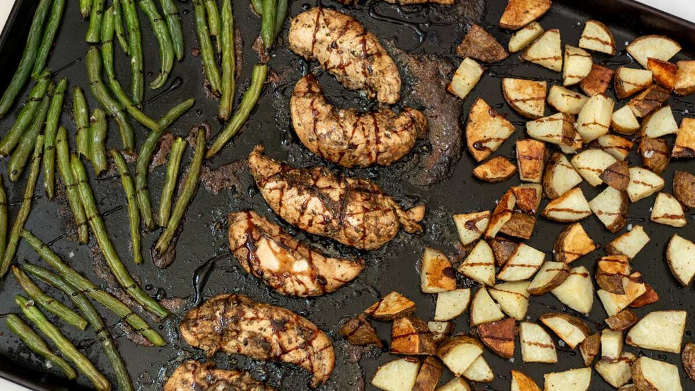 GERD-Friendly Balsamic Chicken and Vegetable Bake