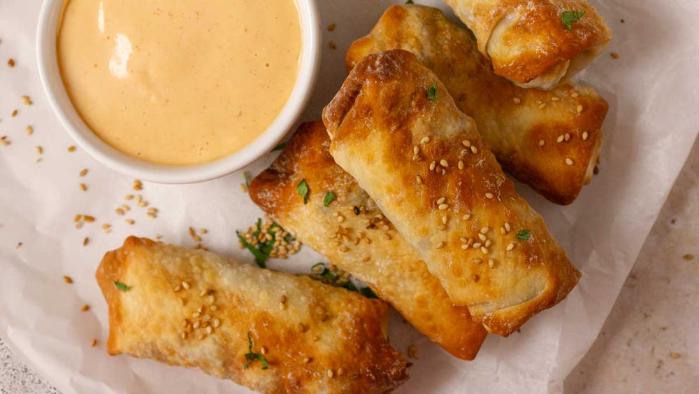 Cheeseburger Egg Rolls