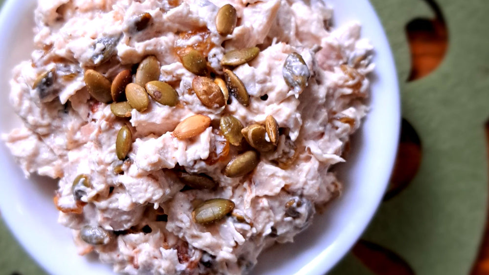 Summer Chicken Salad with Pumpkin Seeds