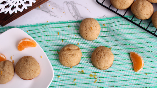 Gluten-Free Orange Ginger Snap Cookies