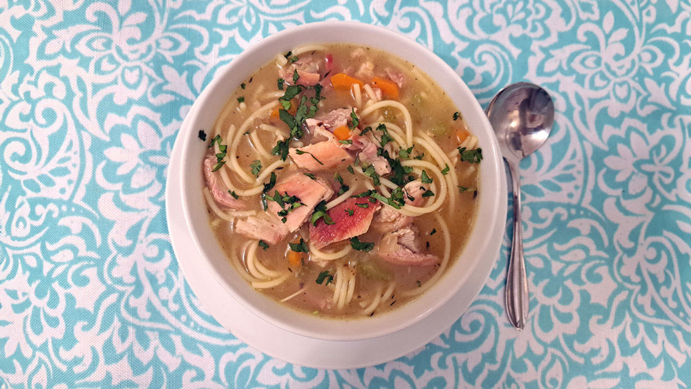 Old-Fashioned Gluten-Free, Dairy-Free Chicken Noodle Soup