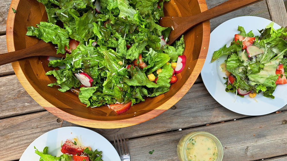 Strawberry Sesame Salad