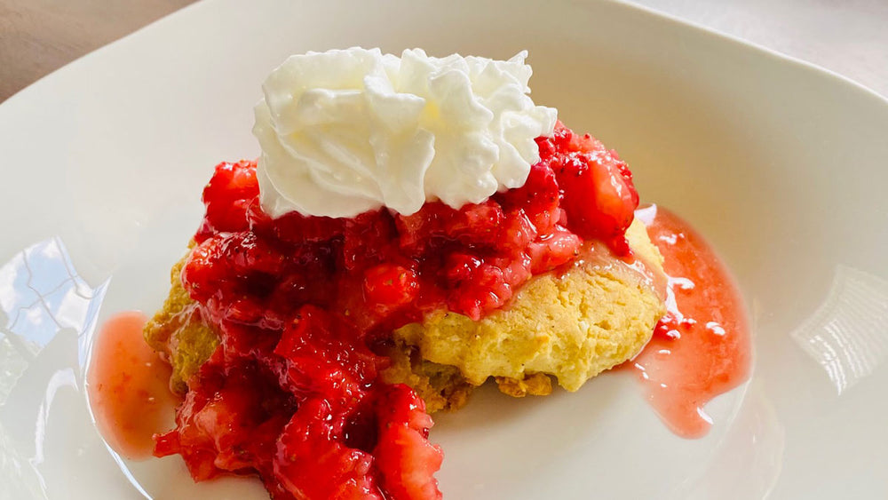 Strawberry Shortcake with Gluten-Free Biscuits