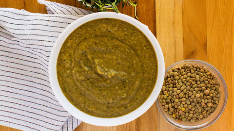 GERD-Friendly Lentil Zucchini Soup