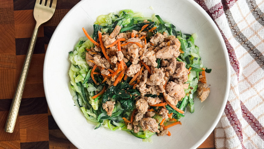GERD-Friendly Zucchini Noodles with Turkey