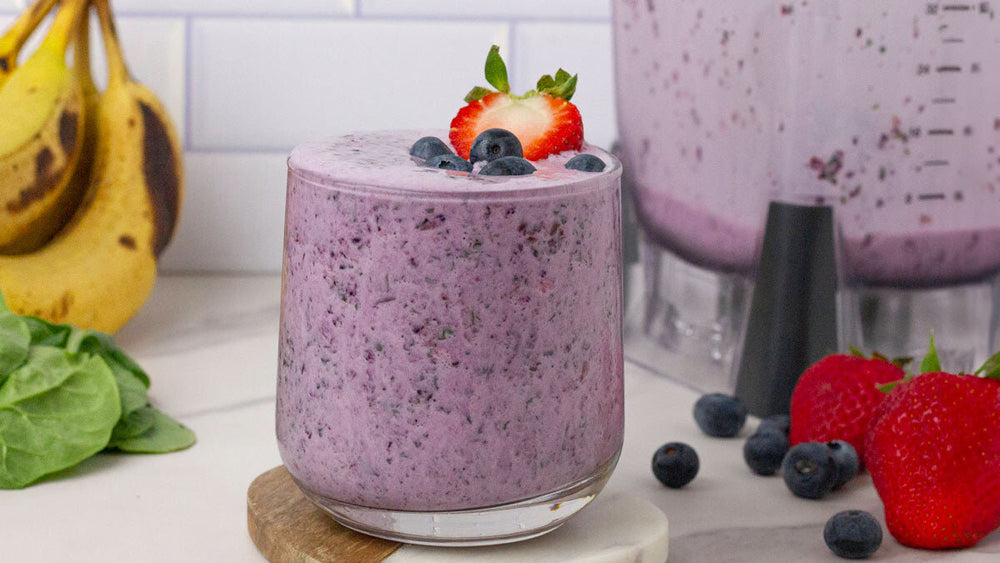 GERD- and IBS-Friendly Mixed Berry Smoothie