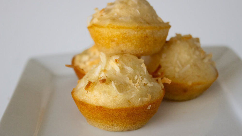 Gluten-Free Pina Colada Pancakes