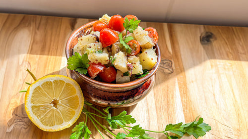 Gluten-Free, Dairy-Free Mediterranean Potato Salad
