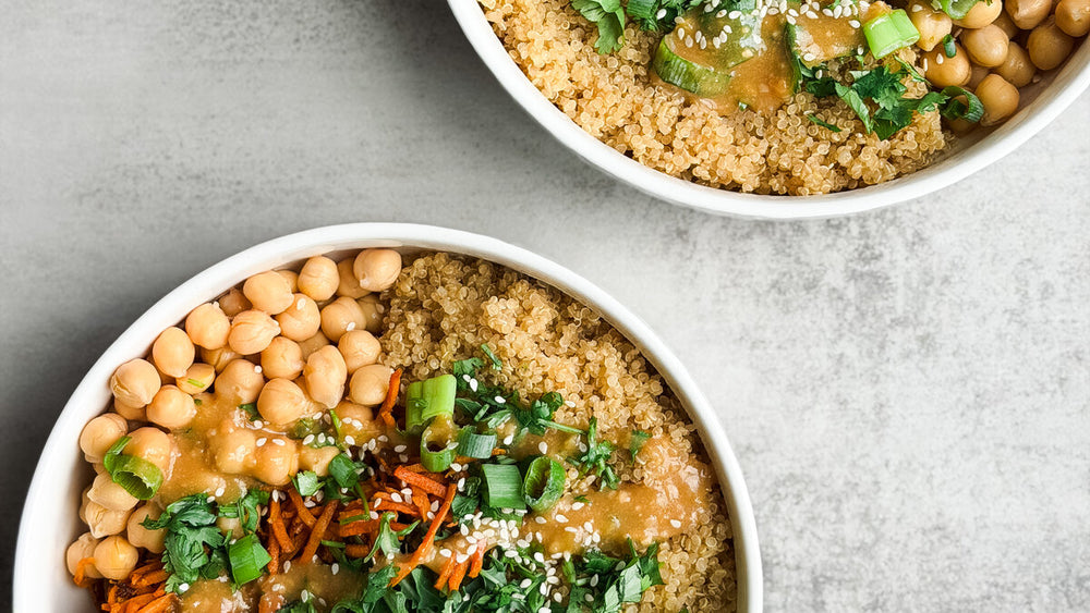 Gut-Friendly Carrot Ginger Quinoa Bowl