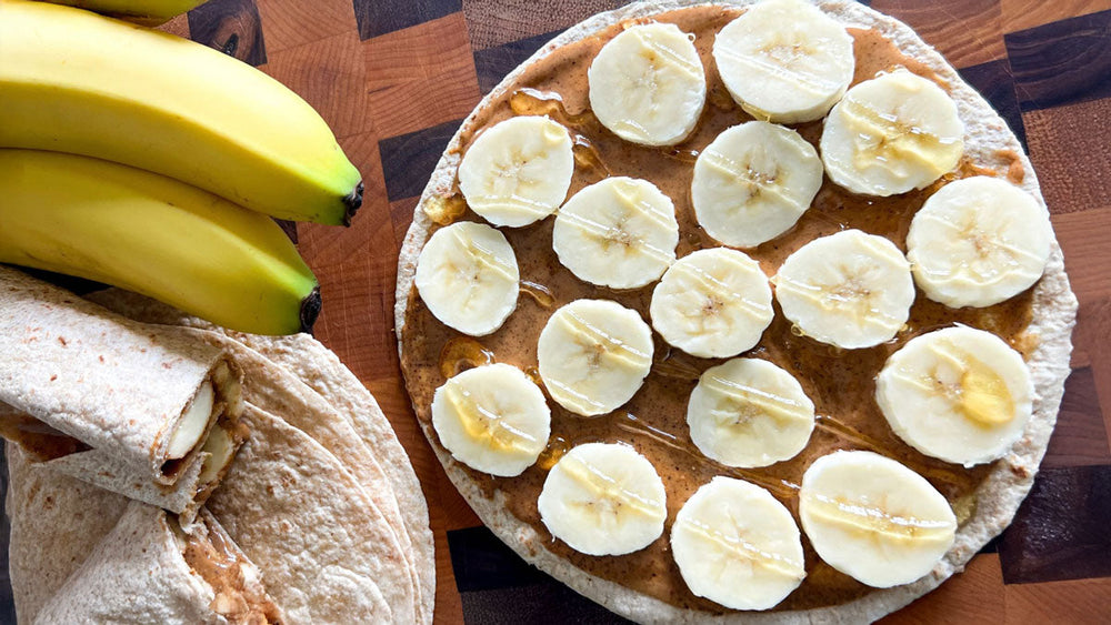 Banana Wrap for Acid Reflux
