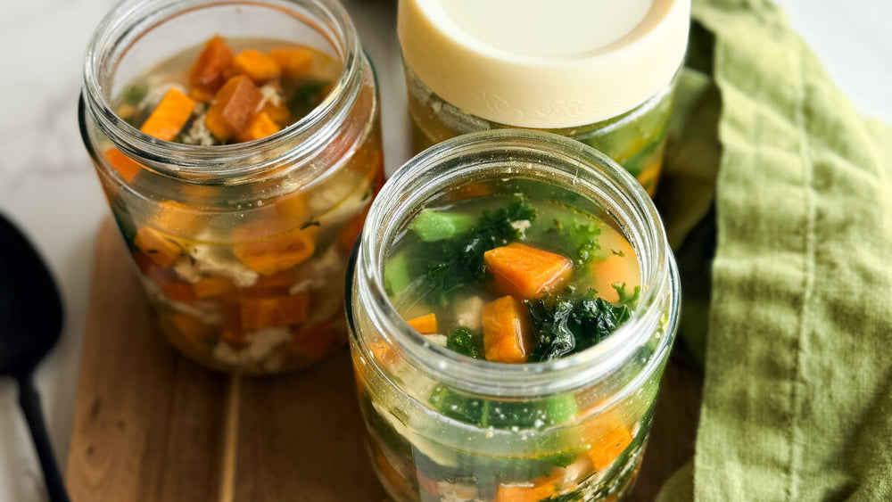 GERD-Friendly Soup in a Jar: An Easy Meal Prep Solution for Busy Days