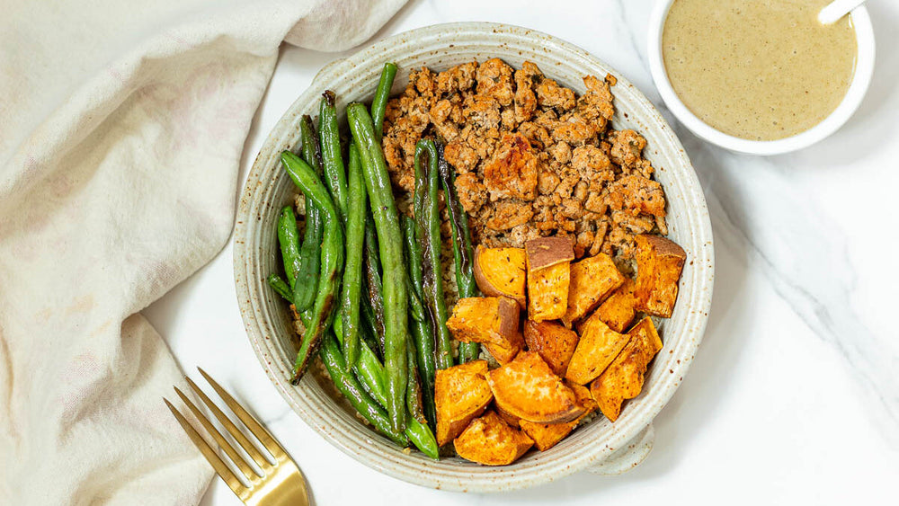 GERD-Friendly Turkey Sweet Potato Meal Prep Bowls