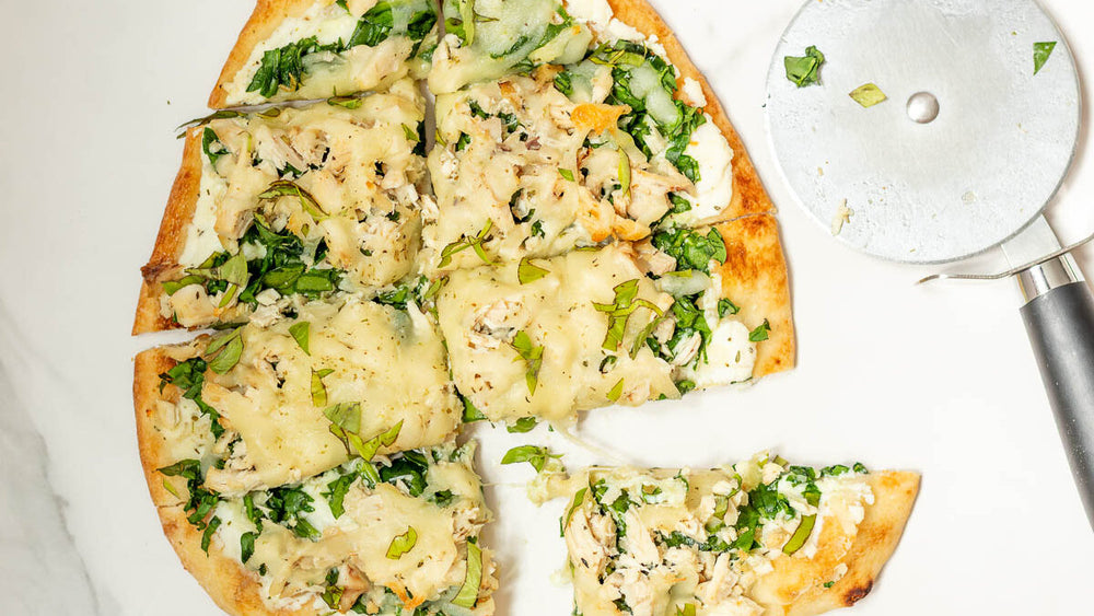 GERD-Friendly Pulled Chicken Flatbread