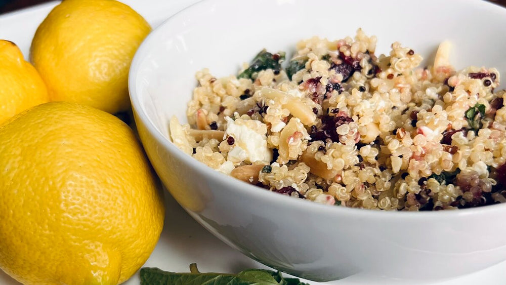 IBS-Friendly Mediterranean Quinoa Salad