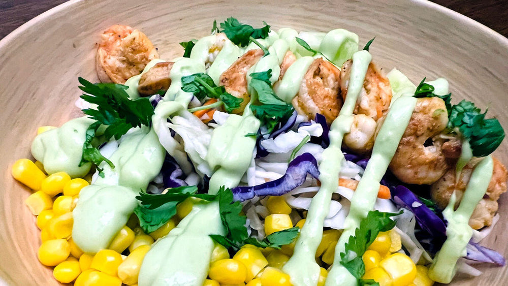 Gut-Friendly Shrimp Taco Bowls