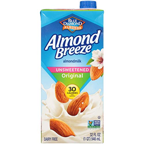 Unsweetened Original Almond Milk (Pack of 12, 32 oz each)