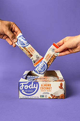 Low FODMAP Certified Almond and Coconut Bars (12 Count)