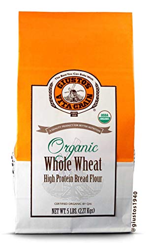 Organic Whole Wheat High Protein Flour (5lb Bag)
