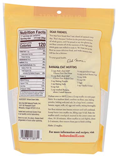 Gluten-Free Oat Flour (18 oz)