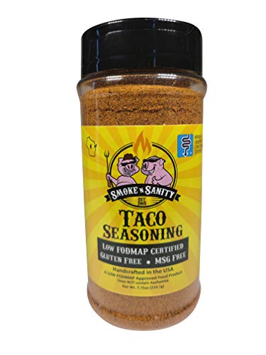 Low FODMAP Taco Seasoning  (7.75oz Shaker)